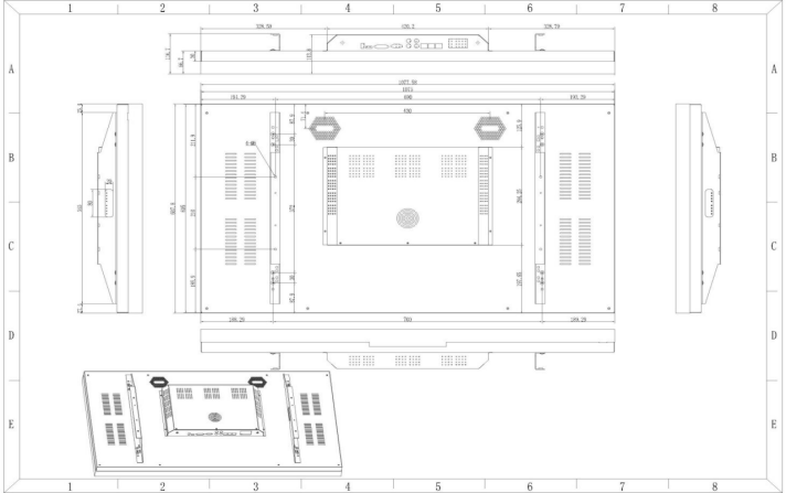 49寸3.5mm拼缝液晶拼接屏(图3)