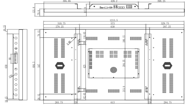 55寸3.5mm拼缝液晶拼接屏(图3)